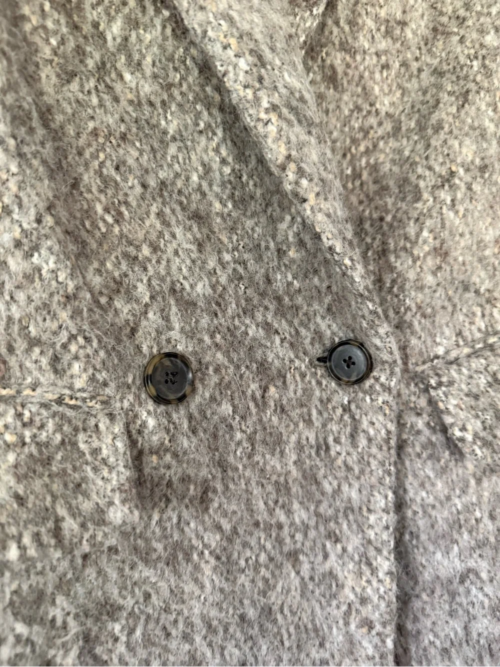 J.Crew Brushed Wool Relaxed Topcoat Size XXS Oversized Fit